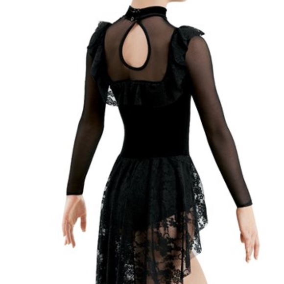 It's Okay Ruffle Unitard Dance Costume - Picture 2 of 3